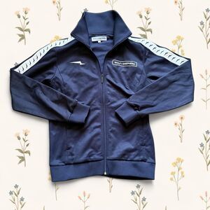 Wolf & Shepherd Limited Edition Navy Blue Zip Track Jacket - Size S